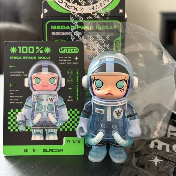 POP MART Other - Authentic 100% Space Molly Series 2 “Glacier”